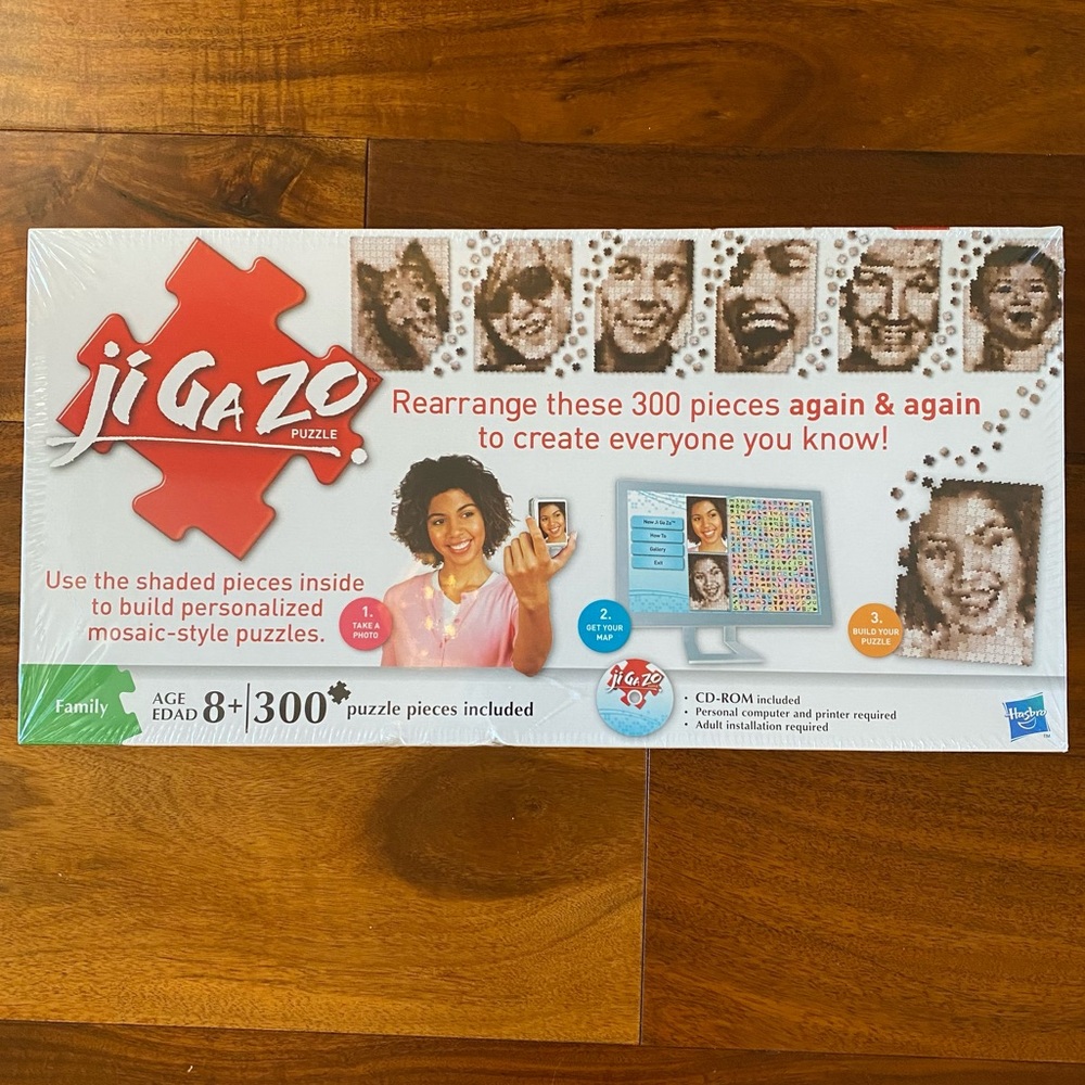 NWT Jigazo Puzzle Hasbro Custom Mosaic Puzzle